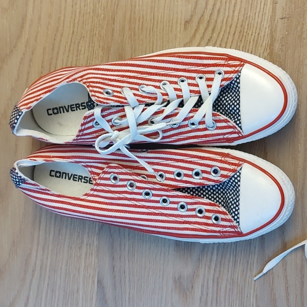 Converse Chuck Taylor All-Star "American Flag" Stars & Stripes Size 11 - Picture 2 of 16